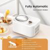 imageCOWSAR 1 Quart Ice Cream Maker Machine with Builtin Compressor Fully Automatic No Prefreezing 1 Hour Keepcooling Easy to Clean