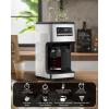 imageCOWSAR 14Cup Coffee Maker 24Hour Programmable Coffee Brewer Keep Warm Drip Free Washable Filter Stainless Steel Silver