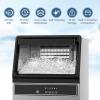 imageCOWSAR Commercial Ice Make Machine100 lbs24H 45 Ice CubesCycle Upgrade Stainless Steel Ice Maker with Self Cleaningampamp 48 Hour Timer for BarCafeRestaurantHome Under Counter Ice Machine