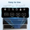 imageCOWSAR Commercial Ice Make Machine100 lbs24H 45 Ice CubesCycle Upgrade Stainless Steel Ice Maker with Self Cleaningampamp 48 Hour Timer for BarCafeRestaurantHome Under Counter Ice Machine