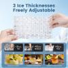 imageCOWSAR Commercial Ice Make Machine100 lbs24H 45 Ice CubesCycle Upgrade Stainless Steel Ice Maker with Self Cleaningampamp 48 Hour Timer for BarCafeRestaurantHome Under Counter Ice Machine
