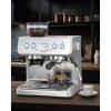 imageCOWSAR Espresso Machine 15 Bar SemiAutomatic Espresso Maker with Bean Grinder and Milk Frother Steam Wand 75 oz Removable Water Tank for Cappuccino Latte Stainless Steel normal CM8050