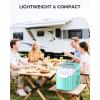 imageCOWSAR Ice Maker Countertop Portable Ice Machine with SelfCleaning 265lbs24Hrs 9 Bullet Ice Cubes in 6 Mins Ice Basket and Scoop Ideal for Home Kitchen Bar CampingLight Green