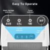 imageCOWSAR Ice Maker Countertop Portable Ice Machine with SelfCleaning 265lbs24Hrs 9 Bullet Ice Cubes in 6 Mins Ice Basket and Scoop Ideal for Home Kitchen Bar CampingWhite