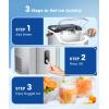 imageCOWSAR Nugget Ice Maker Countertop Chewable Nugget Ice Cubes Machine Quick Ice Making 34LbsDay SelfCleaning Portable Ice Machine for Home Kitchen Office Party