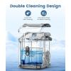 imageCOWSAR Nugget Ice Makers Countertop Pebble Ice Maker Machine with Soft Chewable Ice 34Lbs24H SelfCleaning OneClick Operation Pellet Ice Maker Countertop for HomeKitchenRVCampingSilver