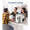 imageCOWSAR Nugget Ice Makers Countertop Pebble Ice Maker Machine with Soft Chewable Ice 34Lbs24H SelfCleaning OneClick Operation Pellet Ice Maker Countertop for HomeKitchenRVCampingSilver