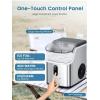 imageCOWSAR Nugget Ice Makers Countertop Soft Chewable Crushed Ice Maker Machine Portable Pebble Ice Maker Countertop 34LbsDay SelfCleaning OneButton Operation Ice Machine for Home Kitchen Party