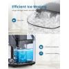 imageCOWSAR Nugget Ice Makers Countertop Soft Chewable Crushed Ice Maker Machine Portable Pebble Ice Maker Countertop 34LbsDay SelfCleaning OneButton Operation Ice Machine for Home Kitchen Party