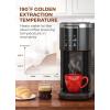 imageCOWSAR Single Serve Coffee Maker K Cup Coffee Brewer for Capsule and Ground Coffee Capsule Coffee Machine with 40 Oz Water Tank InstantHeat 5 Brew Sizes Up To 14 Oz BlackCoffee Maker