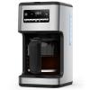 imageCOWSAR 14Cup Coffee Maker 24Hour Programmable Coffee Brewer Keep Warm Drip Free Washable Filter Stainless Steel Silver