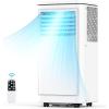imageCOWSAR 8000 BTU Portable Air Conditioners Portable AC Cool up to 350 SqFt 4 Modes Room Air Conditioner with RemoteLED Display24Hrs Timer360 WheelsInstallation Kits Ideal for HomeOffice8000 BTU