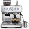 imageCOWSAR Espresso Machine 15 Bar SemiAutomatic Espresso Maker with Bean Grinder and Milk Frother Steam Wand 75 oz Removable Water Tank for Cappuccino Latte Stainless Steel normal CM8050