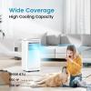 imageCOWSAR 8000 BTU Portable Air Conditioners Cools Up to 350 SqFt Portable AC Unit with Remote Builtin Cool Dehumidifier Fan Sleep Modes Room Air Conditioners with LED DisplayInstallation Kits