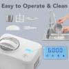 imageCOWSAR 15 Quart Ice Cream Maker Machine with Builtin Compressor Fully Automatic and No Prefreezing Frozen Yogurt Keepcooling and Timer